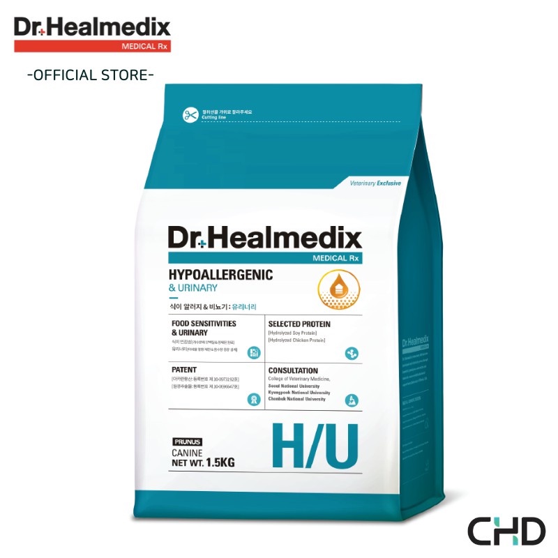 THỨC ĂN CHO CHÓ DỊ ỨNG & TIẾT NIỆU- DR. HEALMEDIX HYPOALLERGENIC + URINARY H/U