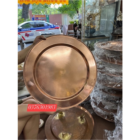 Mâm Đồng ăn cơm mâm đồng đỏ 40cm ,50cm ,60cm