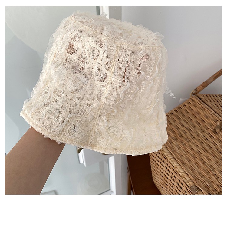 Nón tai bèo phối ren phong cách hàn quốc thời trang mùa hè cho nữ