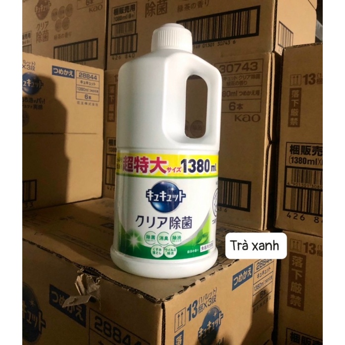 Nước rửa bát Kao Hàng nội địa Nhật bản 1380ml 288448