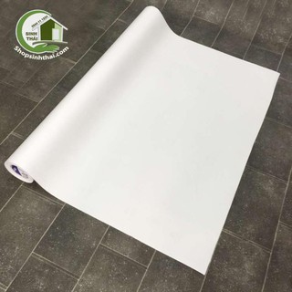Giấy dán kính trơn nhám không hoa văn - khổ 1,2m có sẵn keo