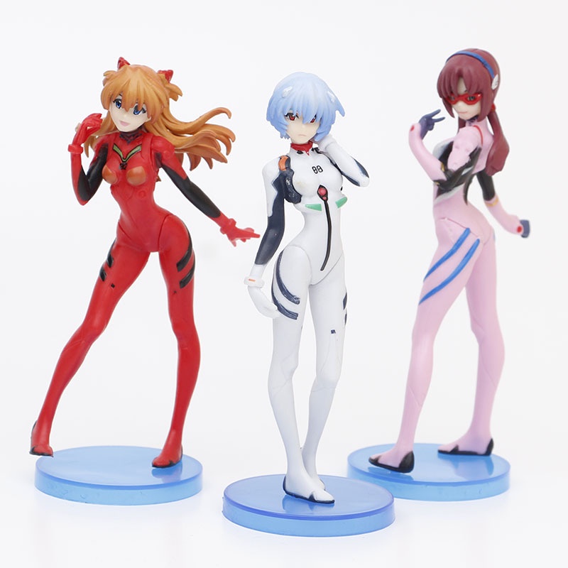 Set 3 mô hình nhân vật hoạt hình Evangelion Eva 02