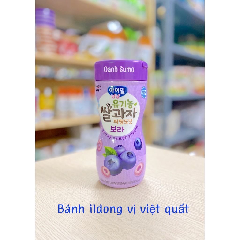 Bánh ăn dặm hữu cơ ildong Hàn Quốc HỘP 40G (06-08/2022)