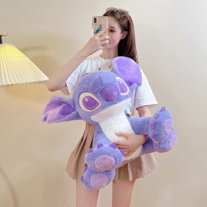 Gấu Bông Stitch Stich Tím Cao Cấp Mềm Mịn Quà Tặng Cho Bé Gấu Bông City