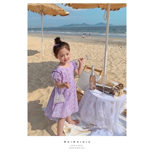 🌸 Váy tay bồng cánh tiên dịu dàng hết nấc