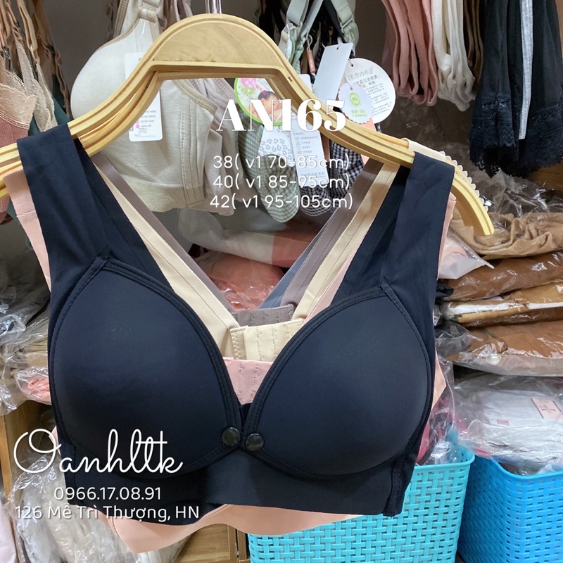 Áo lót bầu - Áo ngực sau sinh cho con bú hàng thái viền đúc