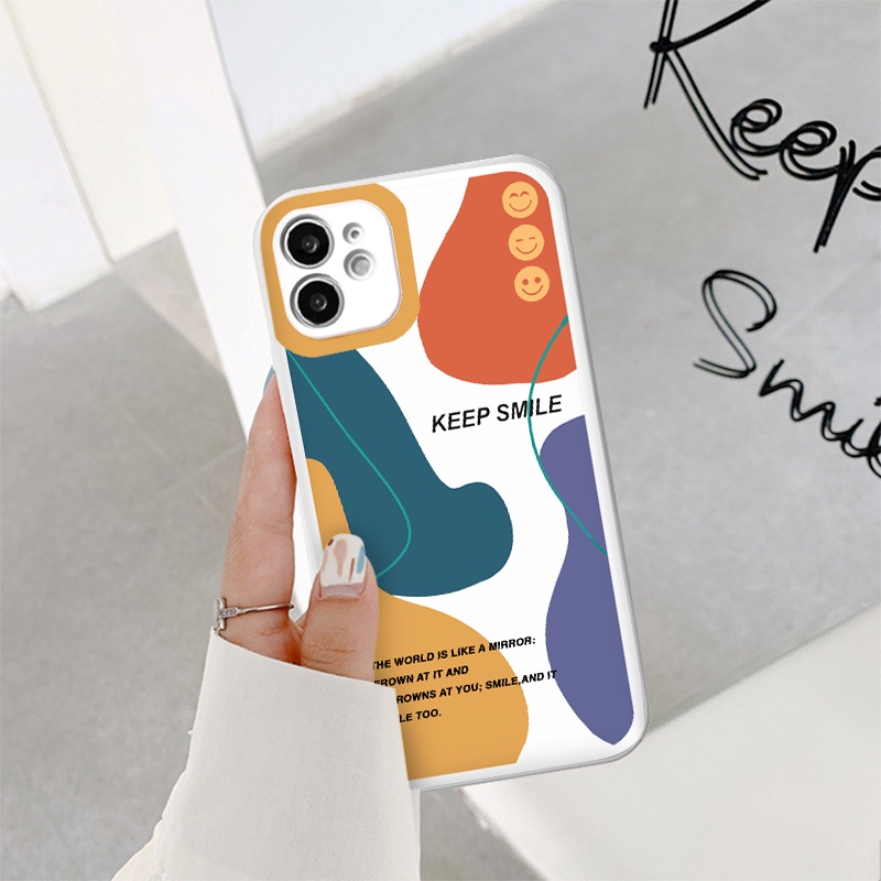 [ IPHONE ]Ốp Lưng Bảo Vệ CAMERA vuông KEEP SMILE ốp iphone 12 pro /x/ 8plus/11 pro/11/12 pro max/13/promax g96