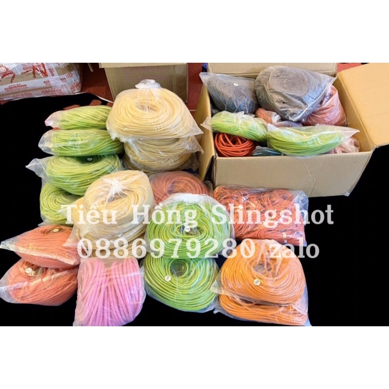 1M Dây thun tròn, thun ống, thun tròn đủ size