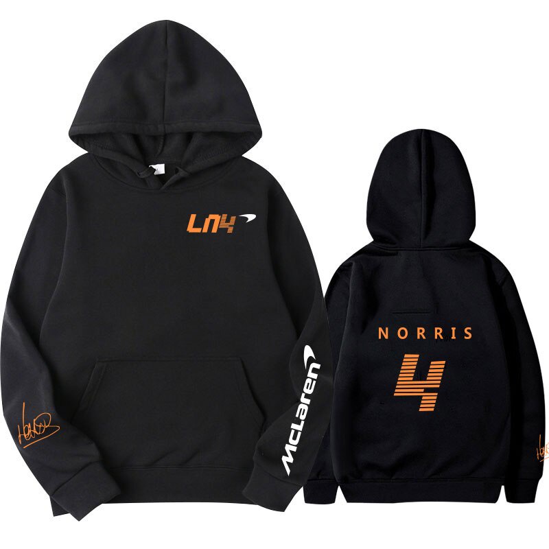 Áo Hoodie Thể Thao In Logo Đội Đua Lando Norris Mclaren F1 Cho Nam Và Nữ