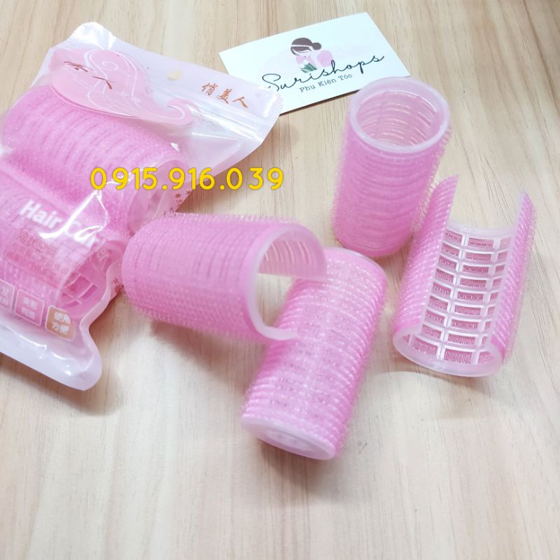 Set 2 Lô Cuốn Tóc, Combo 2 lô cuốn tóc tự dính 2 lớp dính cao cấp