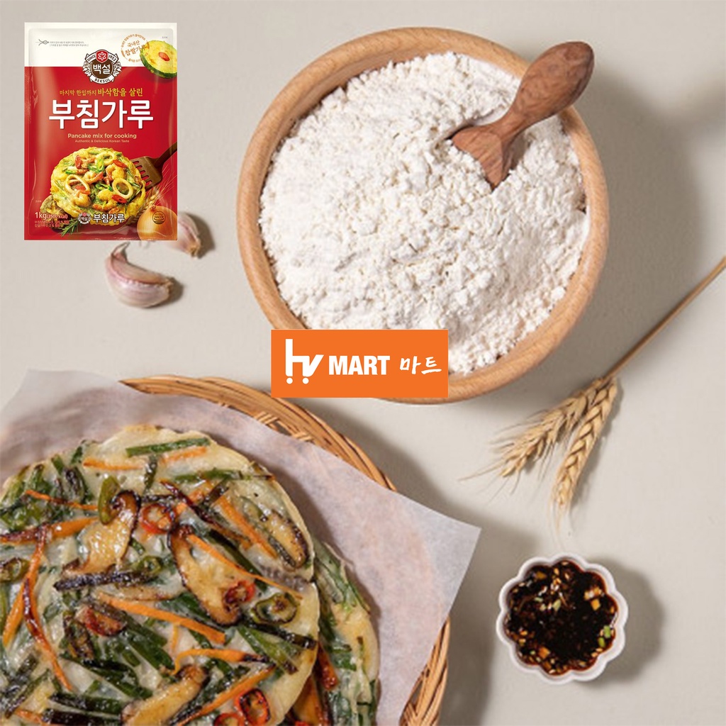 [Hàng Bán Chạy] Bột Bánh Xèo Pajeon Beksul Hàn Quốc 1kg 부침가루