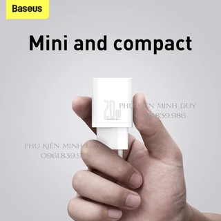 Củ sạc nhanh 20W cho Iphone 12 Baseus Super Si Quick Charger
