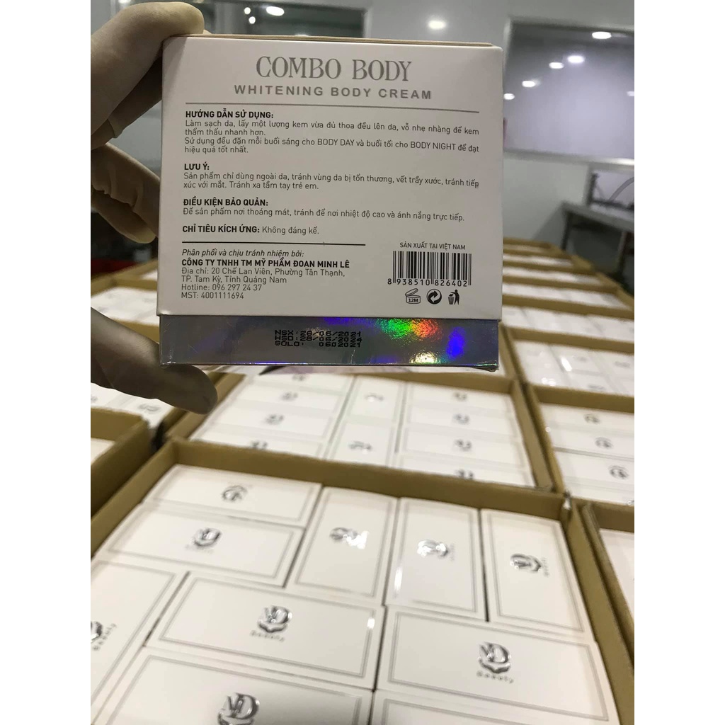 KEM DƯỠNG BODY MD BEAUTY-COMBO BODY NGÀY VÀ ĐÊM