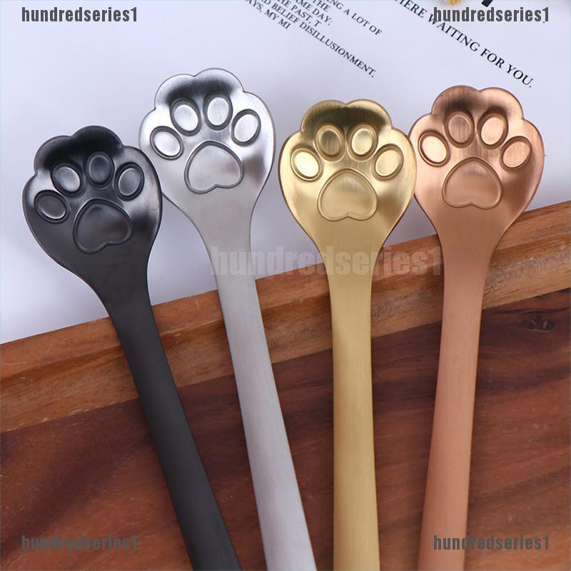 Muỗng Inox Hình Chân Mèo Dễ Thương