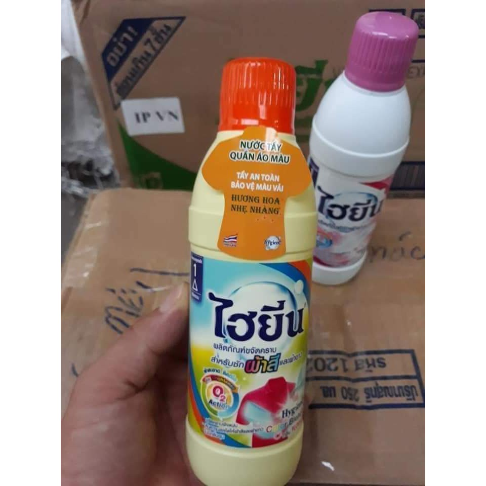 Nước tẩy quần áo trắng và quần áo mầu Hygiene 250ml Thái Lan