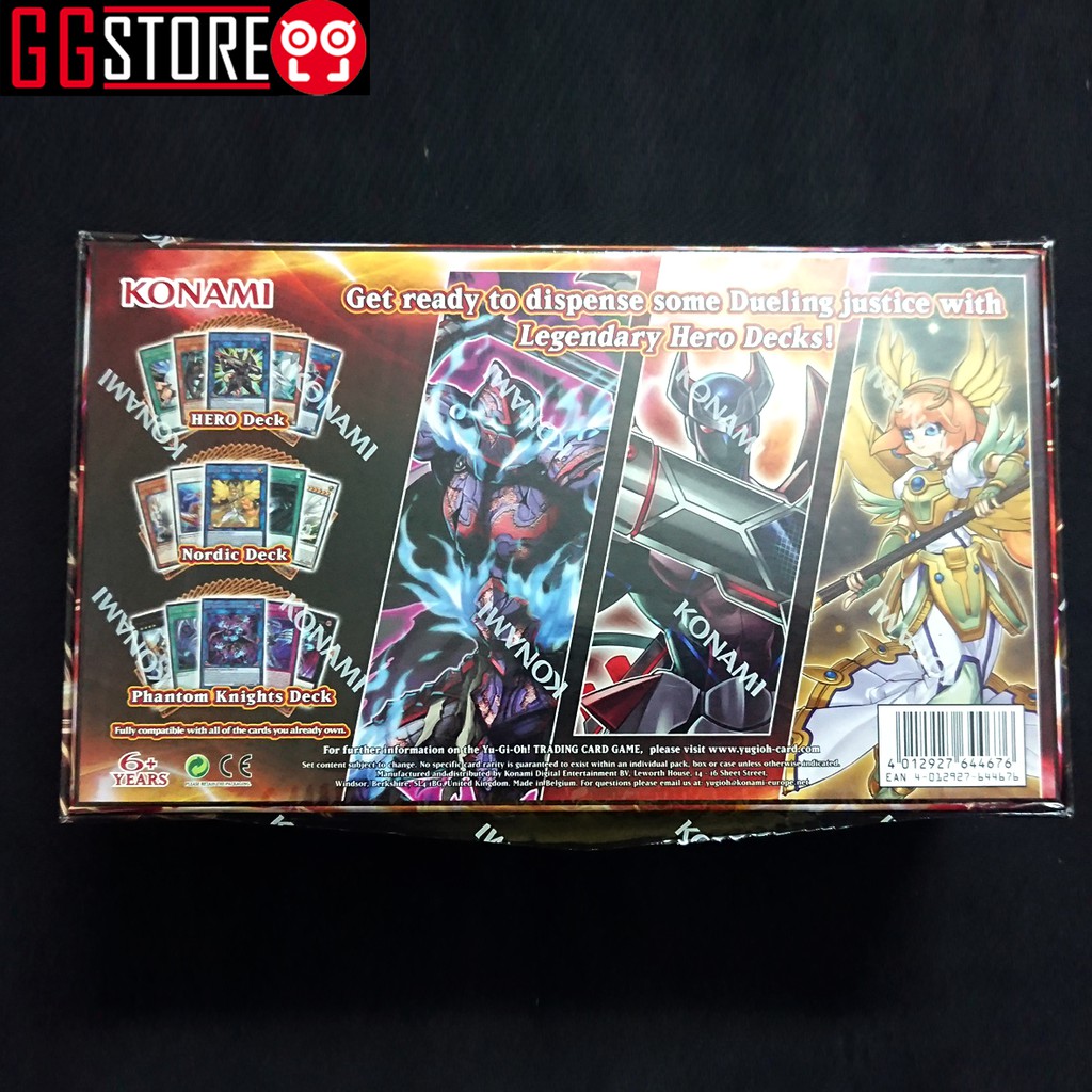 Bộ Bài Yugioh Chính Hãng Legendary Decks Hero : Những Vị Thần Bắc Âu