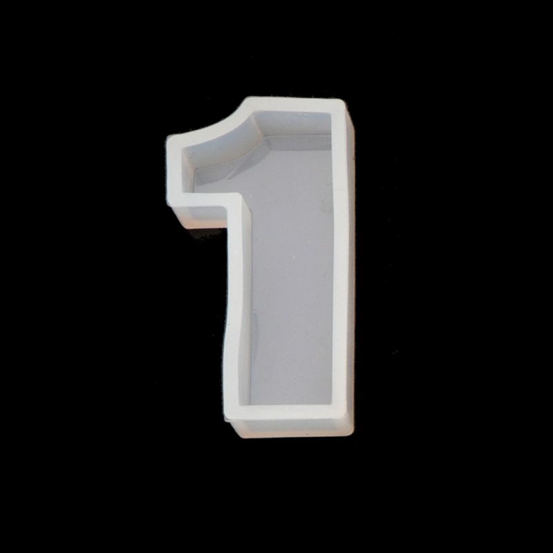 Khuôn Silicone Làm Móc Khóa Hình Chữ Cái &amp; Số Sáng Tạo