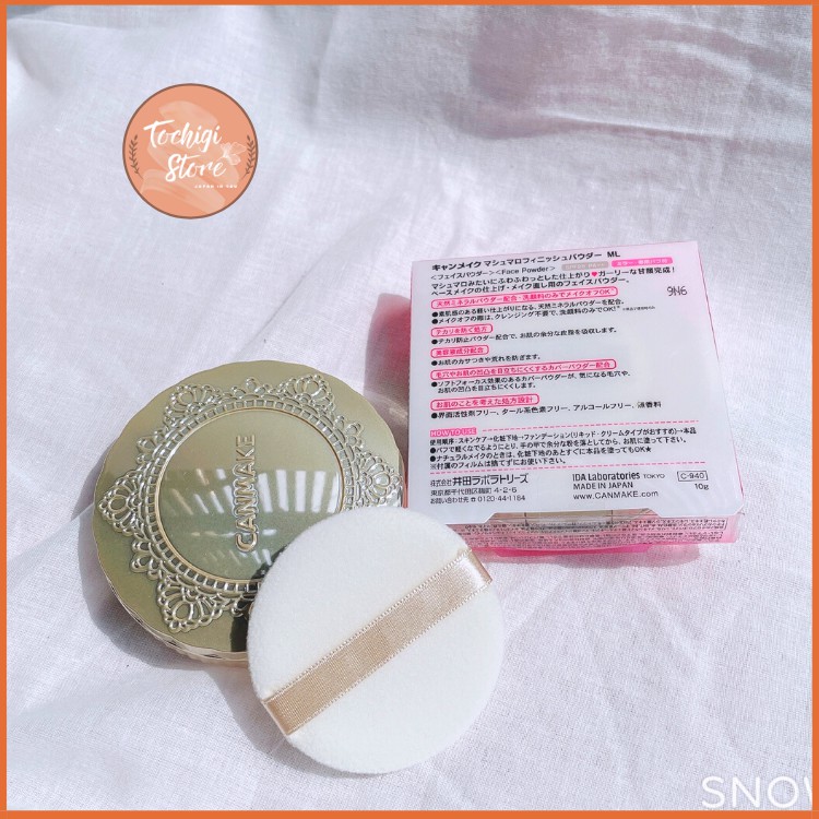 Phấn Phủ Siêu Mịn Canmake Marshmallow Finish Powder Nhật Bản 10g