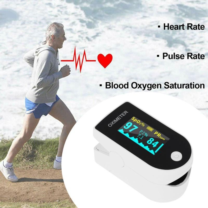 Máy đo Nồng độ Oxy Trong Máu Và Nhịp Tim Finger Pulse Oximeter