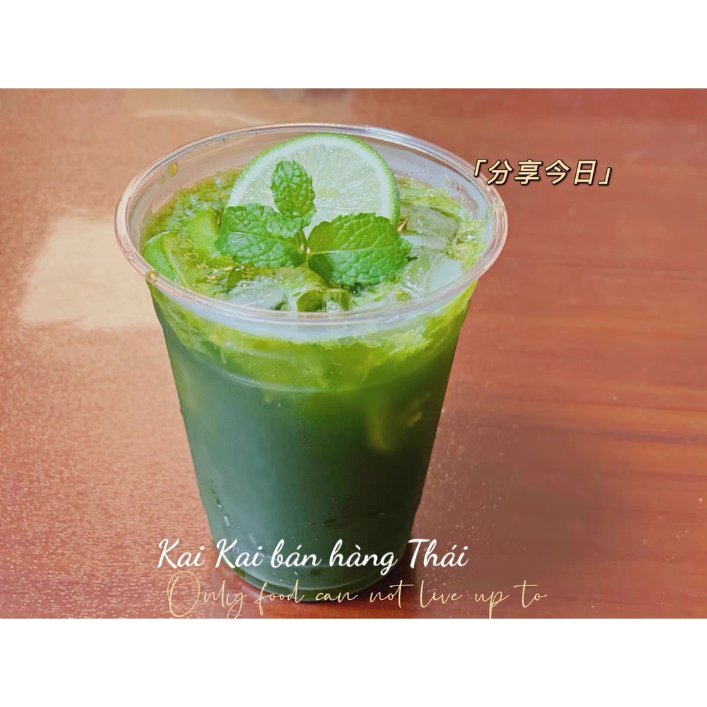 Trà xanh Chatramue Thái Lan Chính Hãng dùng để pha trà sữa trà chanh rất ngon 200g