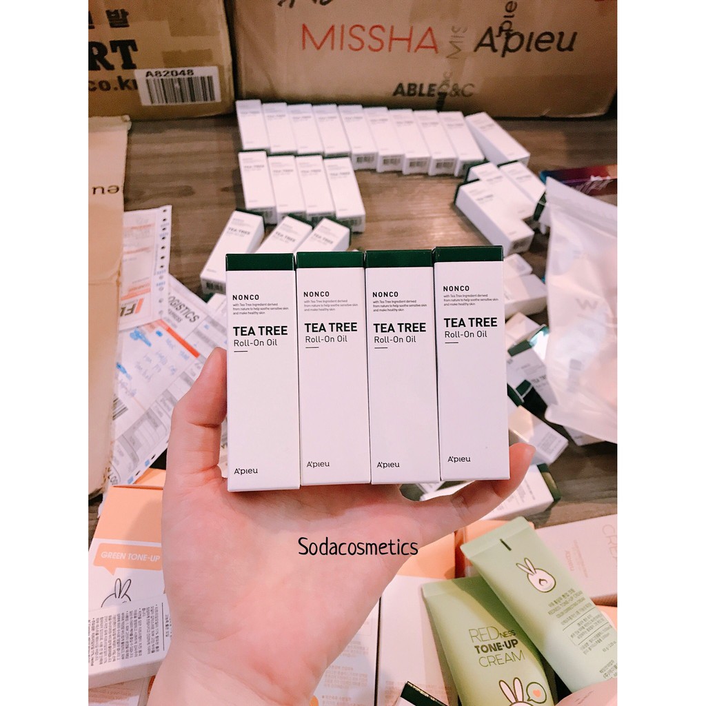 Tinh Dầu Tràm Trà A’PIEU Nonco Tea Tree Roll On Oil | BigBuy360 - bigbuy360.vn