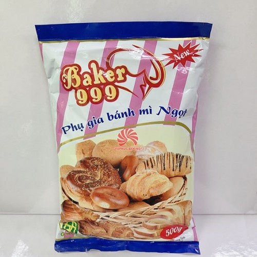 Phụ gia bánh mì ngọt , lạt Baker 999 gói 500g