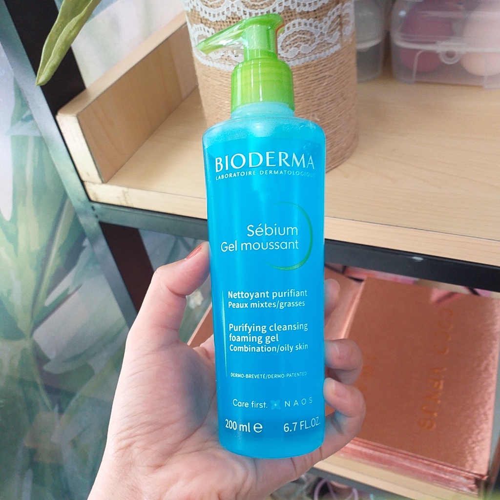 (Auth Pháp - Date 2024) Sữa rửa mặt Bioderma Sebium Cleansing Foaming Gel [200ml] | BigBuy360 - bigbuy360.vn