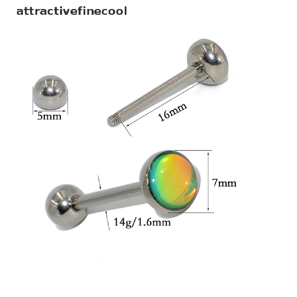 1 Khuyên Lưỡi Bằng Thép Phẫu Thuật