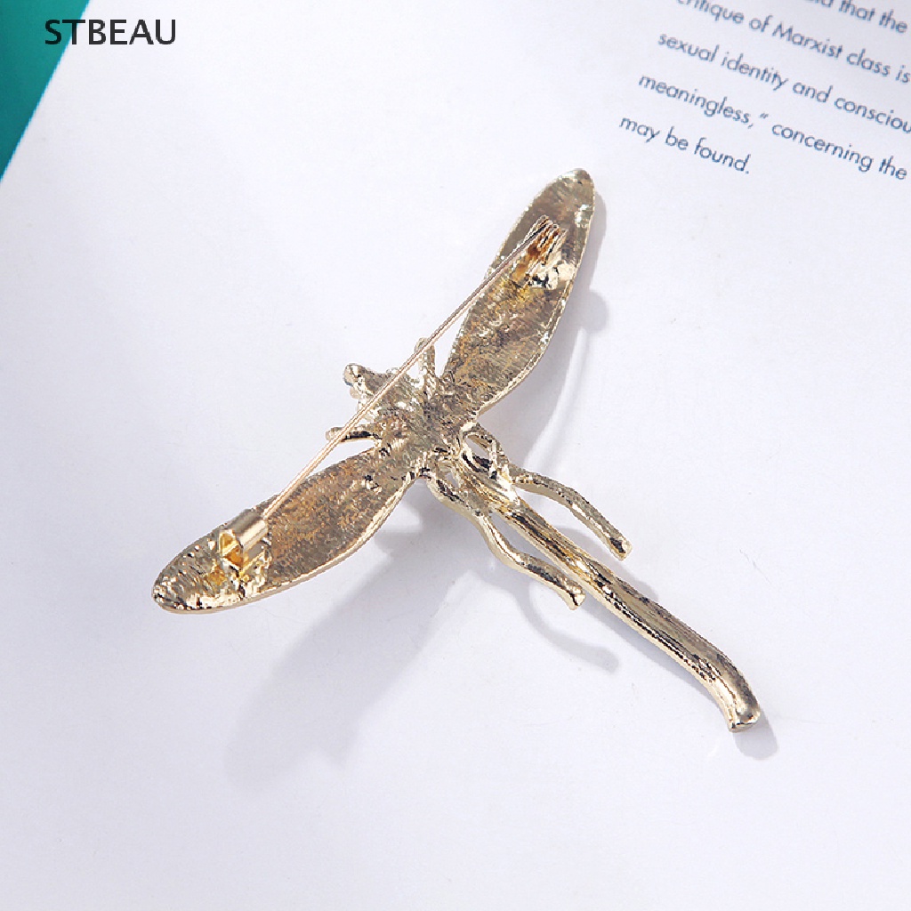 Ghim Cài Áo Hình Chuồn Chuồn Đính Ngọc Trai Nhân Tạo Thời Trang