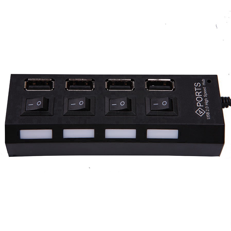 Bộ Chia Cổng USB Hub 4 Cổng có công tắc / Hub Usb 4 Ports High Speed