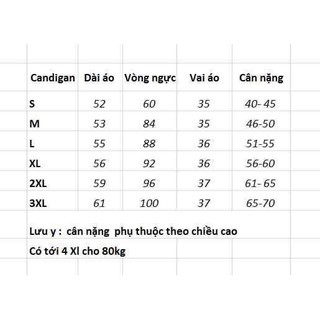 Áo khoác Len candigan