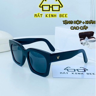 Mắt kính thời trang chữ V sành điệu BEE126 tặng hộp + khăn