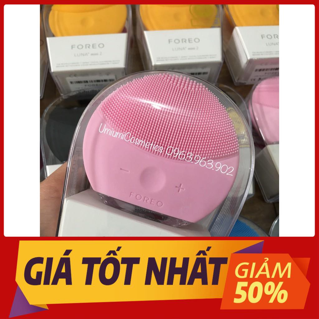 [ HÀNG CHÍNH HÃNG ] [CÓ SẴN - BẢO HÀNH] MÁY RỬA MẶT FOREO LUNA MINI 2