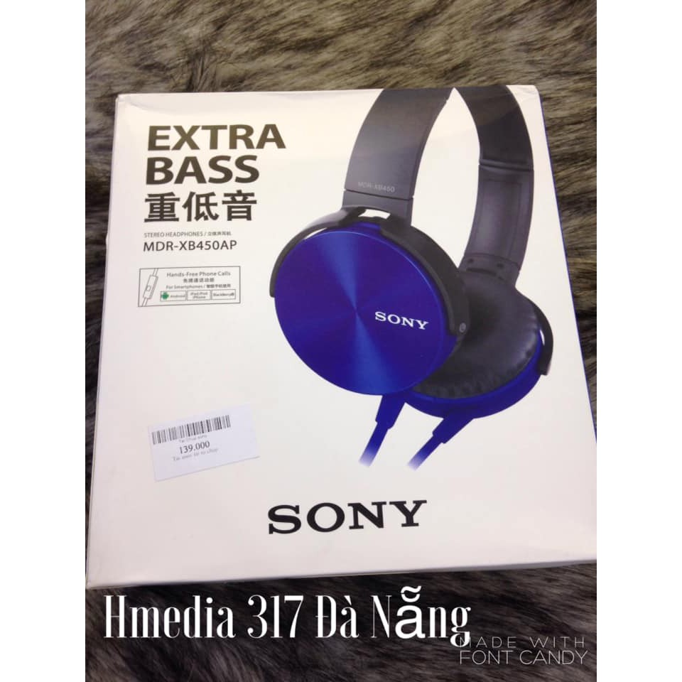 Tai nghe chụp tai Sony MDR – XB450