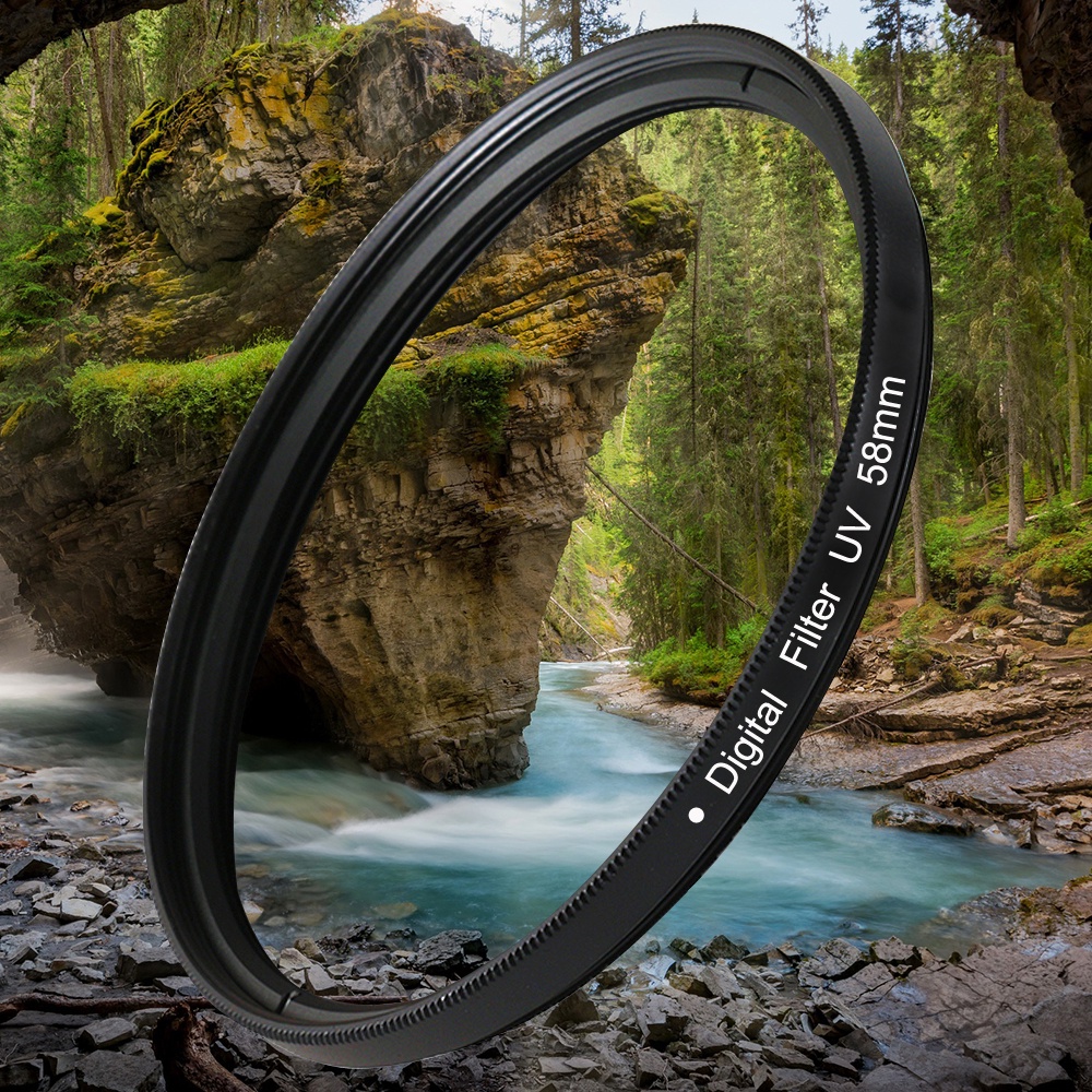 Bộ lọc bảo vệ ống kính máy ảnh kỹ thuật số 37 40.5 43 46 49 52 55 58 62 67 72 77 82mm dành cho canon nikon DSLR SLR