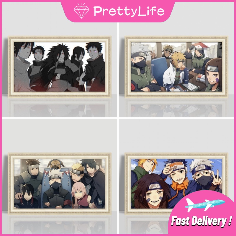 Bộ Tranh Đính Đá 5D Tự Làm 30x50cm Hình Anime Tự Động Trang Trí Nhà Cửa