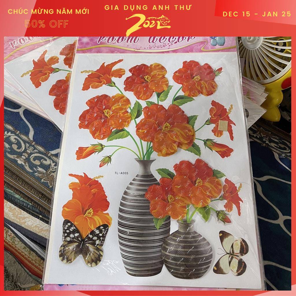 Tranh Hoa Nổi 3D Dán Tường  Trang Trí Phòng Đẹp MắtCó Keo Dán | BigBuy360 - bigbuy360.vn