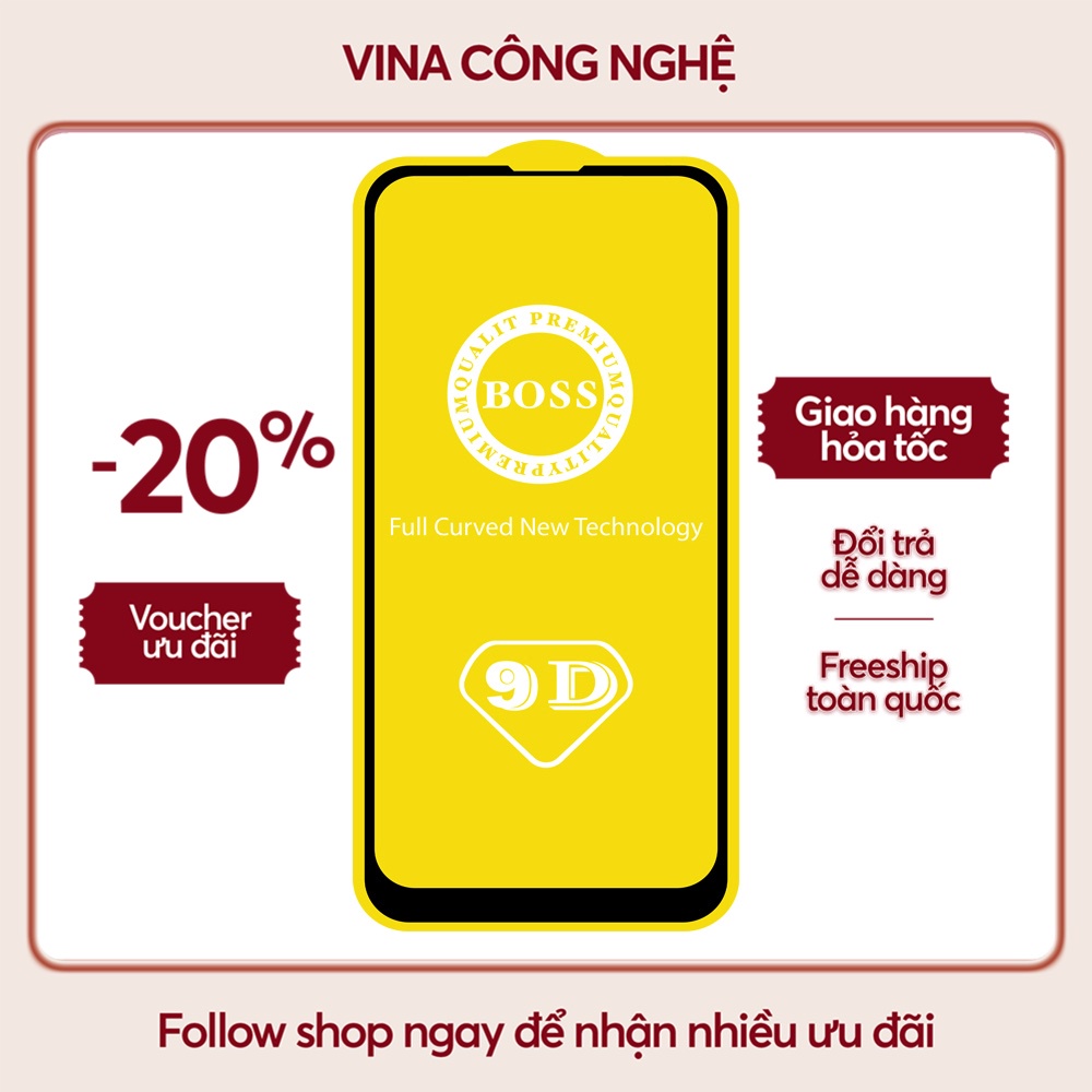 Cường lực Xiaomi Redmi Not 8/Redmi 7/Redmi 8/....Full keo viền đen