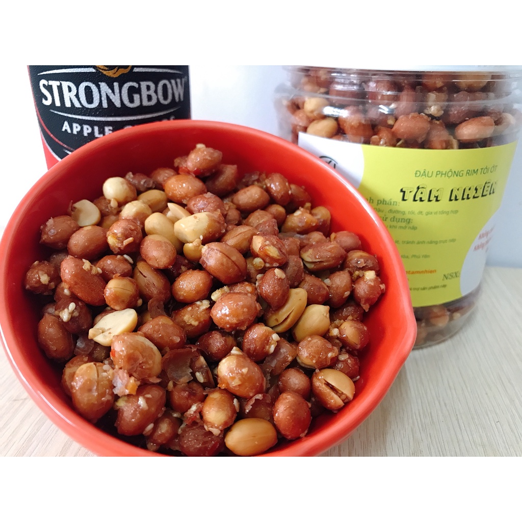 Đậu Phộng Rim Tỏi Ớt TÂM NHIÊN [Chuẩn vị xứ nẫu] size 500gr loại 1