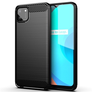 Dành Cho OPPO Realme C11 Ốp Lưng Giáp Cao Su Chống Sốc Silicon Mềm Ốp lưng Fundas