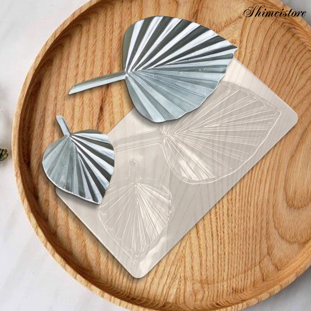 Khuôn Nhựa Trong Suốt Tạo Hình Chiếc Lá Trang Trí Bánh Kem DIY 5 Cái