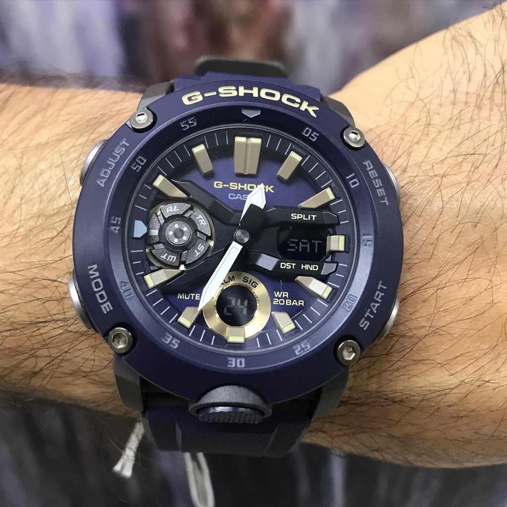 Đồng hồ Casio G-Shock Nam GA-2000-2A chính hãng chống va đập  - Bảo hành 5 năm - Pin trọn đời