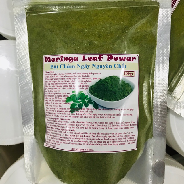 100g BỘT CHÙM NGÂY SẤY LẠNH, CAM KẾT NGUYÊN CHẤT, NHÀ LÀM