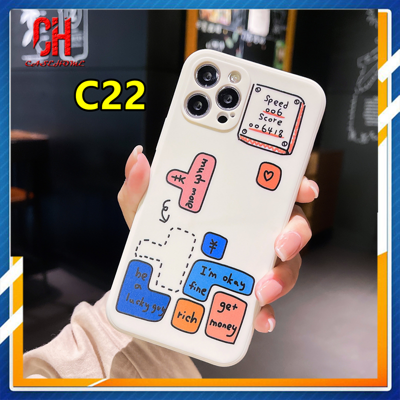 Ốp điện thoại cho Realme C25 C21 C20 C15 C12 C11 2021 5 5S 5i 6i C17 7i C1 C2 C3 C3i C25S C20A realme Narzo 20 10 10A