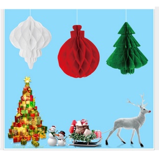 Cây thông, quả cầu decor Giáng sinh