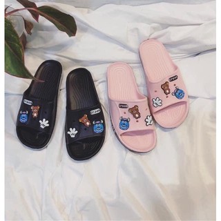 Dép crocs để mỏng, tặng kèm 6 sticker