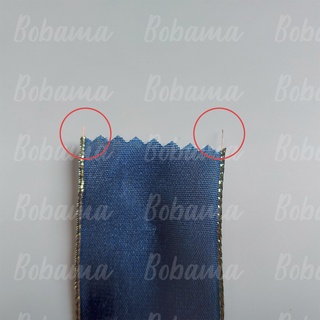 Dây ruy băng lụa viền nhũ 4cm ( giá 3m )