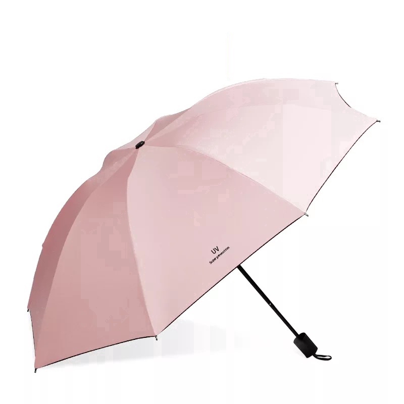 Tự động Portable Anti-UV Automatic Umbrella Dù gập chống nắng tia UV màu mini tiện dụng yhyt