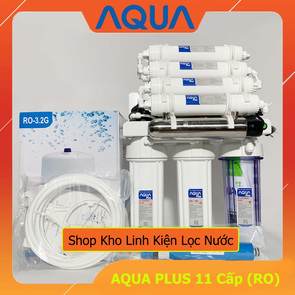 Máy Lọc Nước RO Aqua Plus Đèn UV Không Tủ