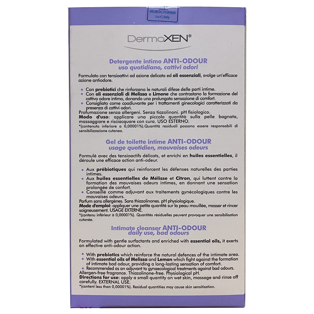Dermoxen Anti-Odour - dung dịch vệ sinh phụ nữ